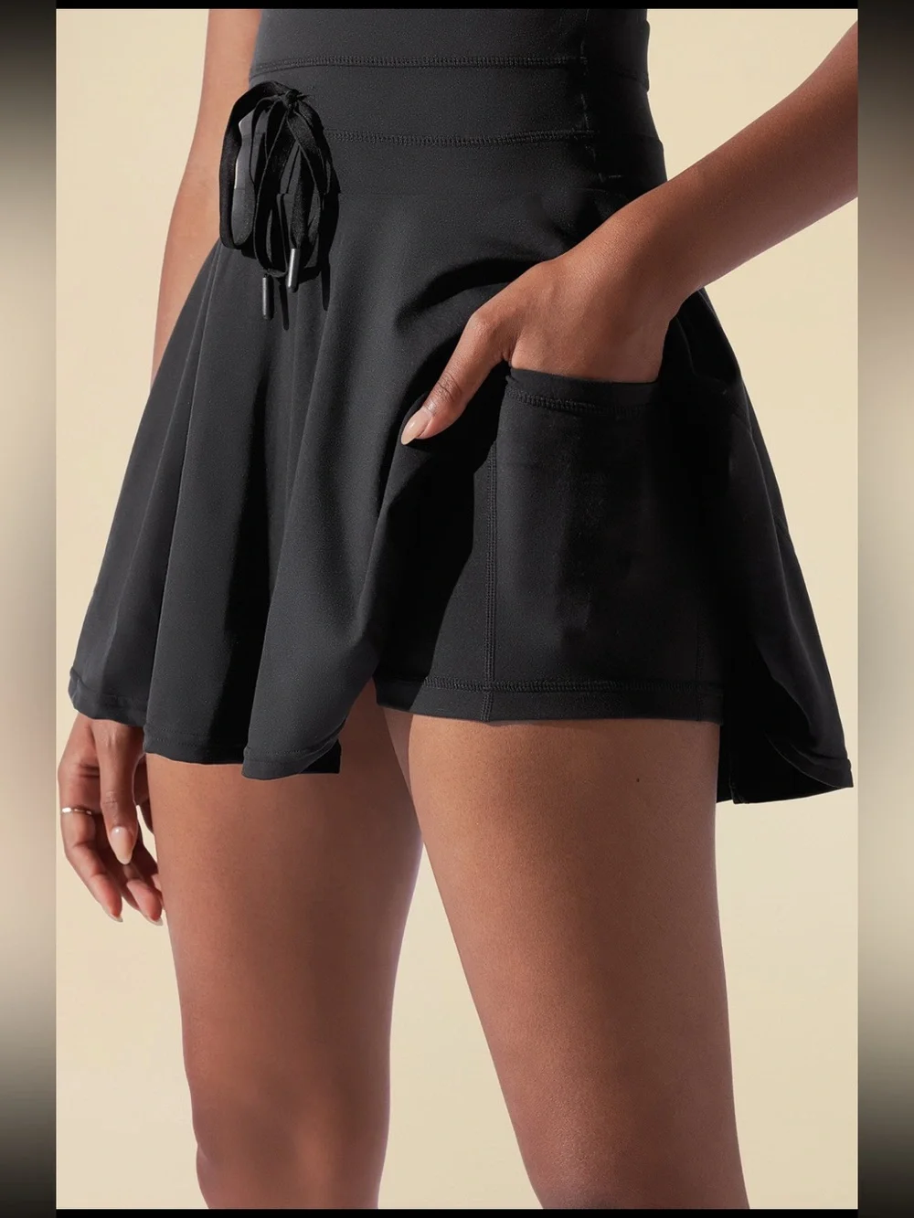 POPFLEX Twirl Dress in Black - Picture 4 of 14